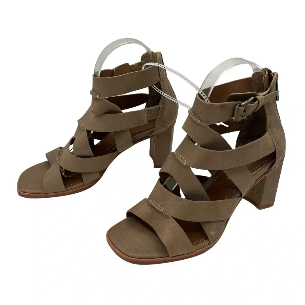 Donald Pliner Izzy Metallic Caged High Heel Sandal Women's Size: 7.5
